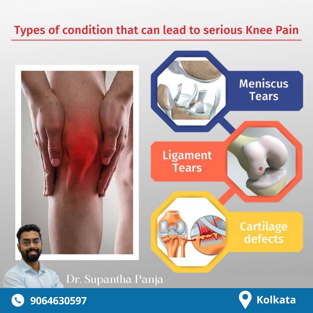 DrSupanthaPanja's tweet photo. Knee Pain Insights
#Kneepain can disrupt your life, but understanding its causes is the first step to relief. From osteoarthritis to ligament injuries, let's explore the world of knee health. 
.
📷 : 906463059
.
#DrSupanthaPanja #Orthopaedic #BestOrthopaedicInKolkata #Kolkata https://t.co/XTJ2i6sVQs