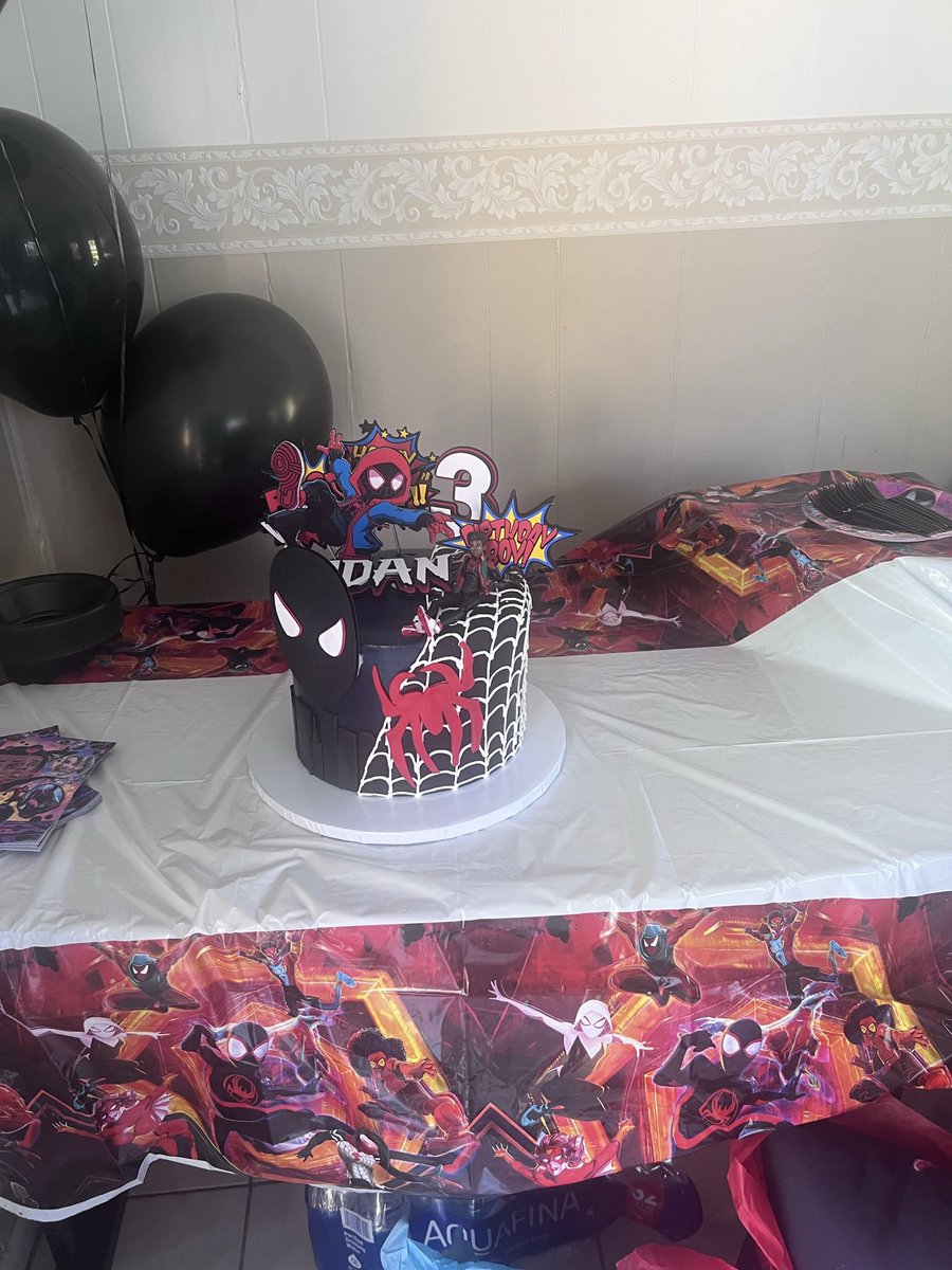 A twist on this character cake/Miles Morales.  So much fun creating!