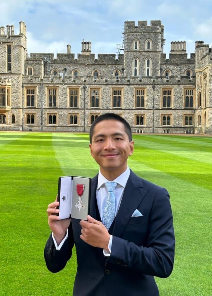 Congratulations to our Trustee @daniel_y_chan who received his MBE this week in recognition of his dedicated efforts in supporting young people! 🏅We are incredibly proud and thankful for his valuable contributions to our organisation💙