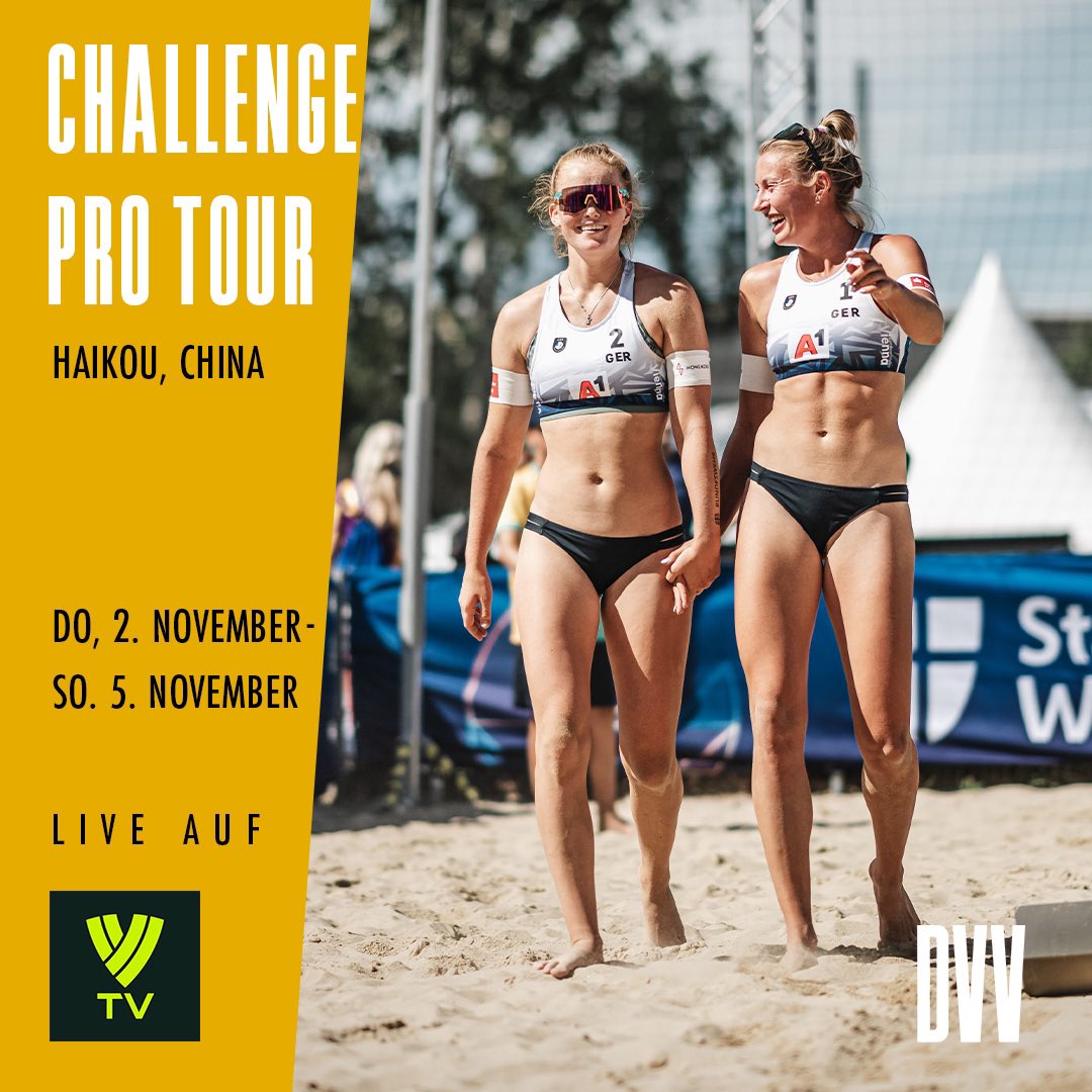 #BeachProTour in China 🇨🇳🏐☀️
Hauptfeld Start für Ittlinger/Borger und Körtzinger/Kunst 👈

Let‘s go #teamdeutschland 🏐🇩🇪 
#beachvolleyball 
📸 Justus.fotos