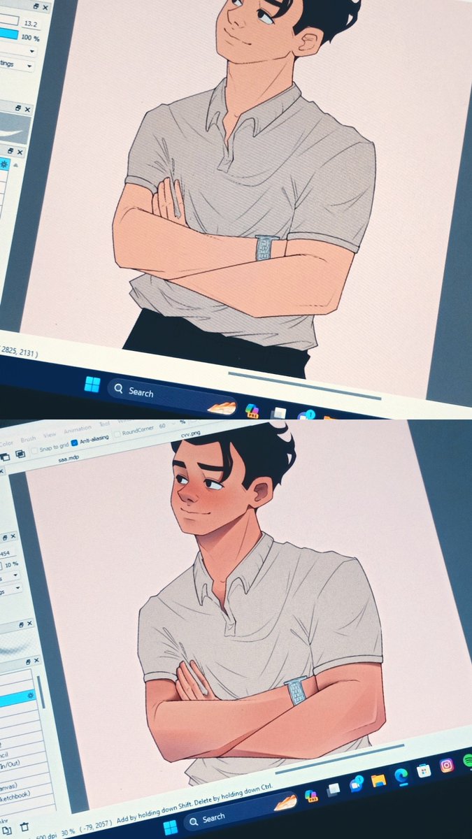 maemaedraws's tweet photo. WIP ! 

Open for commission! 🖤 

#commissionsopen #commissionart #Commission #webtoon #illustrationart #illustlation #digitalart #DigitalArtist https://t.co/uzJdqFfkhj