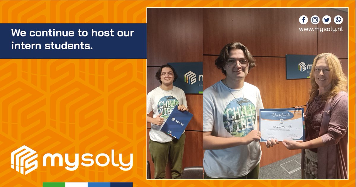 We hosted Hasan Mert from Heerbeeck College for an internship program.

He successfully completed his internship.

mysoly.nl

Mysoly
Your Partner in digital!

#elearningdevelopment #DataScience #datavisualization #machinelearning #AI #artificialintelligence #data