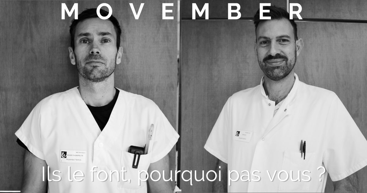 [#MOVEMBER] Simon, cadre de santé en rééducation technique ; et Dr Simon Sunder, infectiologue, ont décidé de porter la moustache pour sensibiliser aux dépistages des cancers masculins et à la santé mentale masculine. Et pourquoi pas vous ? 🥸 #MovemberCHNiort