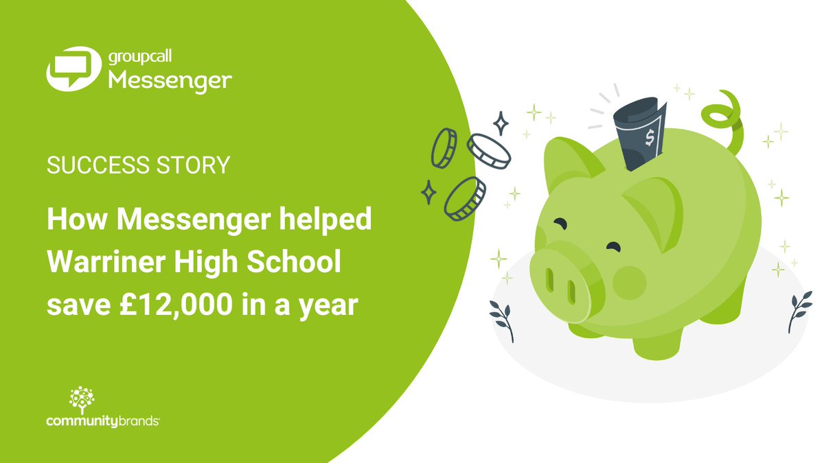 Groupcall's tweet image. What steps did the Warriner High School take with Groupcall Messenger to save over £12,000 in one year? Find our documentary here: bit.ly/49bKVmV

#SchoolCommunications #SchoolSavings #ParentCommunication