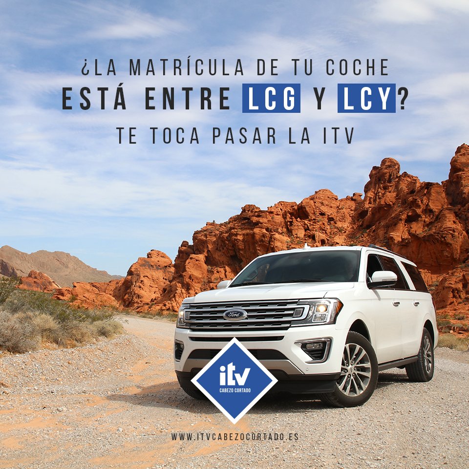 📢¡Atent@!⤵️
 
Si la matrícula de tu coche está entre 𝗟𝗖𝗚 y 𝗟𝗖𝗬le toca pasar la #ITV🚗📋
 
¡Reserva cita previa!
 
 💻citaprevia.itvcabezocortado.es 
 📞968065090 
 📱WhatsApp: 661104606
 
#ITVMurcia #Coches #Vehículos #Automóviles #Automóvil #Automoción #Coche #Vehículo
