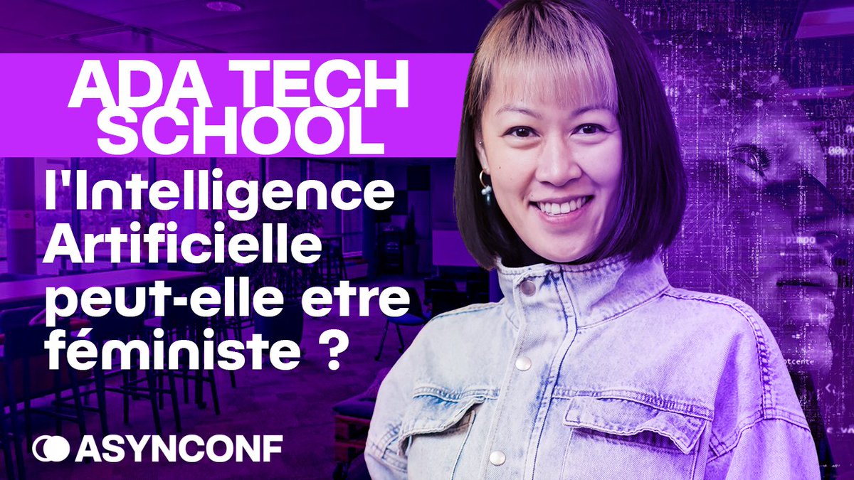 ASYNCONF 📅 (@asynconfevent) on Twitter photo Rediffusion <a href="/adatechschool/">Ada Tech School</a>
✍️"l'Intelligence Artificielle peut-elle être féministe ?"
youtube.com/watch?v=JVOZba…
#ia #dev Rediffusion <a href="/adatechschool/">Ada Tech School</a>
✍️"l'Intelligence Artificielle peut-elle être féministe ?"
youtube.com/watch?v=JVOZba…
#ia #dev