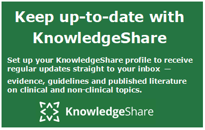 NELPCKS's tweet photo. #NHSKnowledgeShare is our #personalised fortnightly #alerting service.

Set up your KnowledgeShare profile to receive summarised #evidence to keep you up-to-date with the latest developments in your specialty.

👉 https://t.co/lqltwQCoIp

Access via #NHS #OpenAthens https://t.co/CTJwTeWmJn