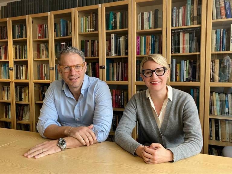 UCL Psych & Lang Sci (@uclpals) on Twitter photo We're delighted to announce that Prof Essi Viding from <a href="/UCLPALS/">UCL Psych & Lang Sci</a>, together with Prof Argyris Stringaris <a href="/UCLPsychiatry/">UCL Psychiatry</a>, have been jointly appointed as <a href="/GrandChallenges/">UCL Grand Challenges</a> Pro-Vice-Provost (Mental Health and Wellbeing). Huge congrats to both.
👉 More here: buff.ly/45Tfr1M We're delighted to announce that Prof Essi Viding from <a href="/UCLPALS/">UCL Psych & Lang Sci</a>, together with Prof Argyris Stringaris <a href="/UCLPsychiatry/">UCL Psychiatry</a>, have been jointly appointed as <a href="/GrandChallenges/">UCL Grand Challenges</a> Pro-Vice-Provost (Mental Health and Wellbeing). Huge congrats to both.
👉 More here: buff.ly/45Tfr1M