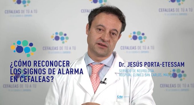 Cefaleasdetuatu's tweet photo. El @DrJesusPorta ha realizado un vídeo sobre ¿Cómo reconocer los signos de alarma en cefaleas? No te lo pierdas en el blog de Cefaleas de tú a tú:
🔗https://t.co/h8aAzT28hR
⚠️Exclusivo Prof. Sanit
#SignosDeAlarma #migraña #cefaleas https://t.co/U3sPPaGqb6