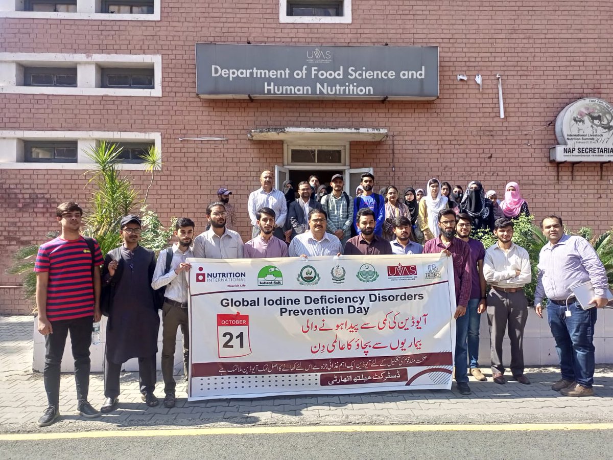 NutritionIntl's tweet photo. For over a decade @NutritionIntl has been working to expand adoption of #UniversalSaltIodization (USI) globally. Celebrating #GlobalIodineDeficiencyDay in #Pakistan we hosted a series of events - seminars, walks, TV talkshows, radio programs, and campaigns - across the country. https://t.co/eeGJYaVoyu