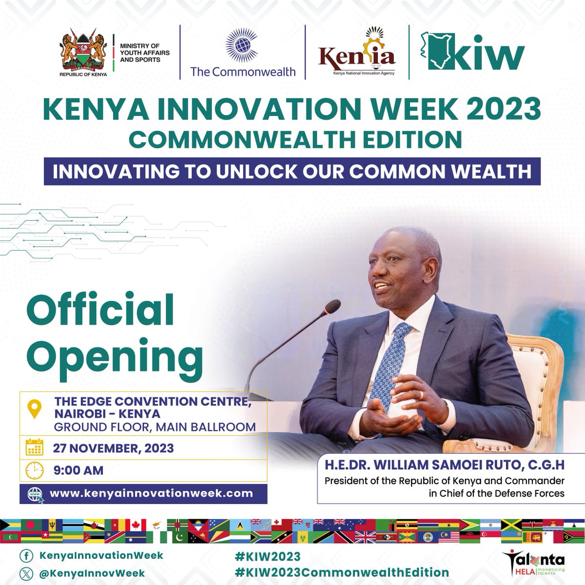 AbabuNamwamba's tweet image. Ready to showcase the innovation of our youth to the world. #KIW2023 #KIW2023CommonwealthEdition #TalantaHela