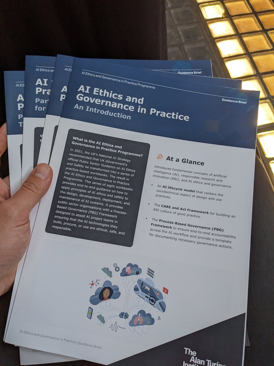 @QMUL Of great interest to me and other @HartreeCentre is the launch of the @turinginst national public sector AI Ethics and Governance in Practice programme #aifringe