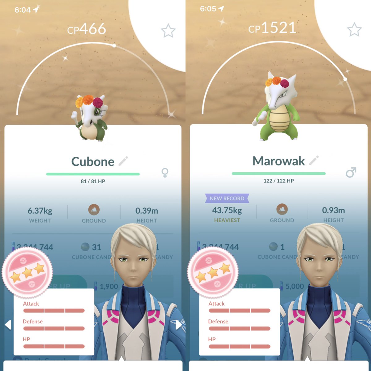 GuarCristian's tweet photo. ๐ฅน๐ฅน๐ฅน๐ฏโจ Family Complete ๐คฉ
#ShinyPokemon #ShinyCubone #ShinyMarowak #ShundoFamily #Shundo #PokemonGO #PokemonGOApp #DiaDeMuertos2023 https://t.co/3Qjil5KoDl