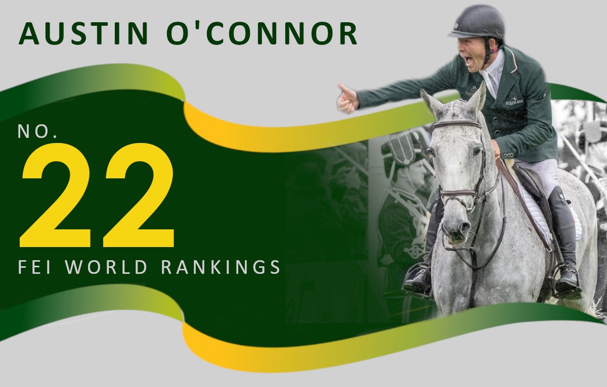After his historic victory with Colorado Blue at MARS Maryland Five Star, Austin O'Connor Eventing has moved up to 22nd in the FEI World Eventing Rankings. 📷 Irish Eventing Times / Barberstown Castle Hotel