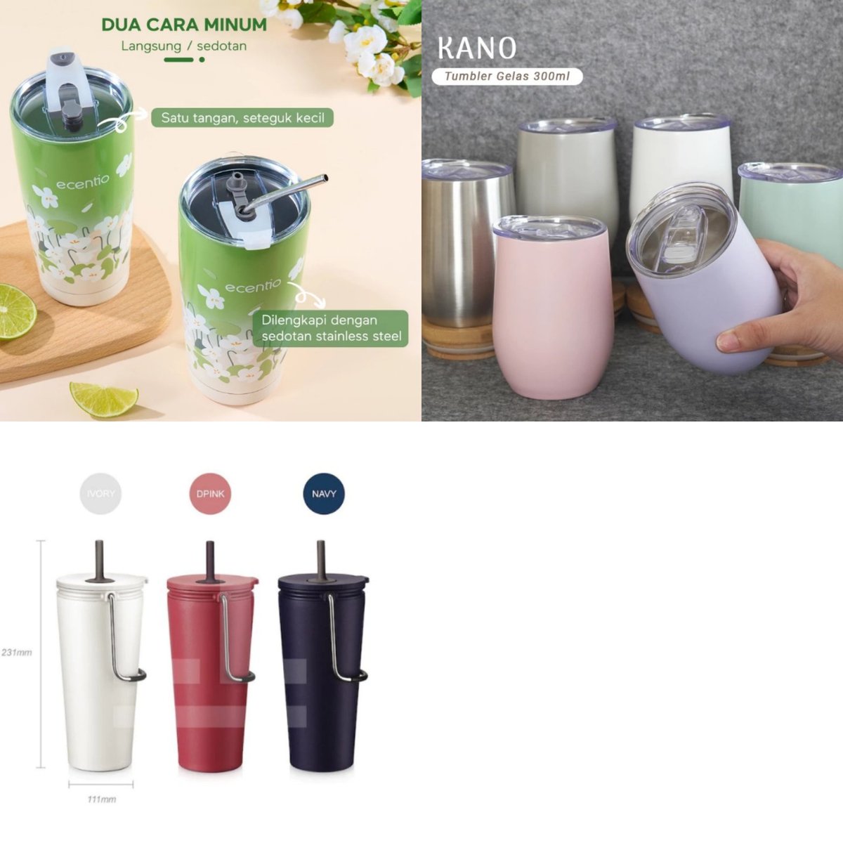 lapaknyaD's tweet image. Tumbler tahan panas &amp;amp; dingin
1) shope.ee/4AZ06Y7ea6
2) shope.ee/7pSITZZDzL
3) shope.ee/50876TyzLH

#botol #minum #stainless #sedotan #straw #kopi #teh #termos #awet #antibocor #aesthetic #cute #rekomendasi #racun #shopee #kamis #kerja #kuliah
