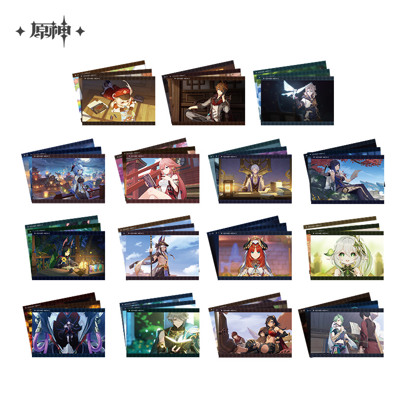原神　海外限定　PC限定　フォトカード13枚セット 原神 海外限定 PC限定 フォトカード13枚セット