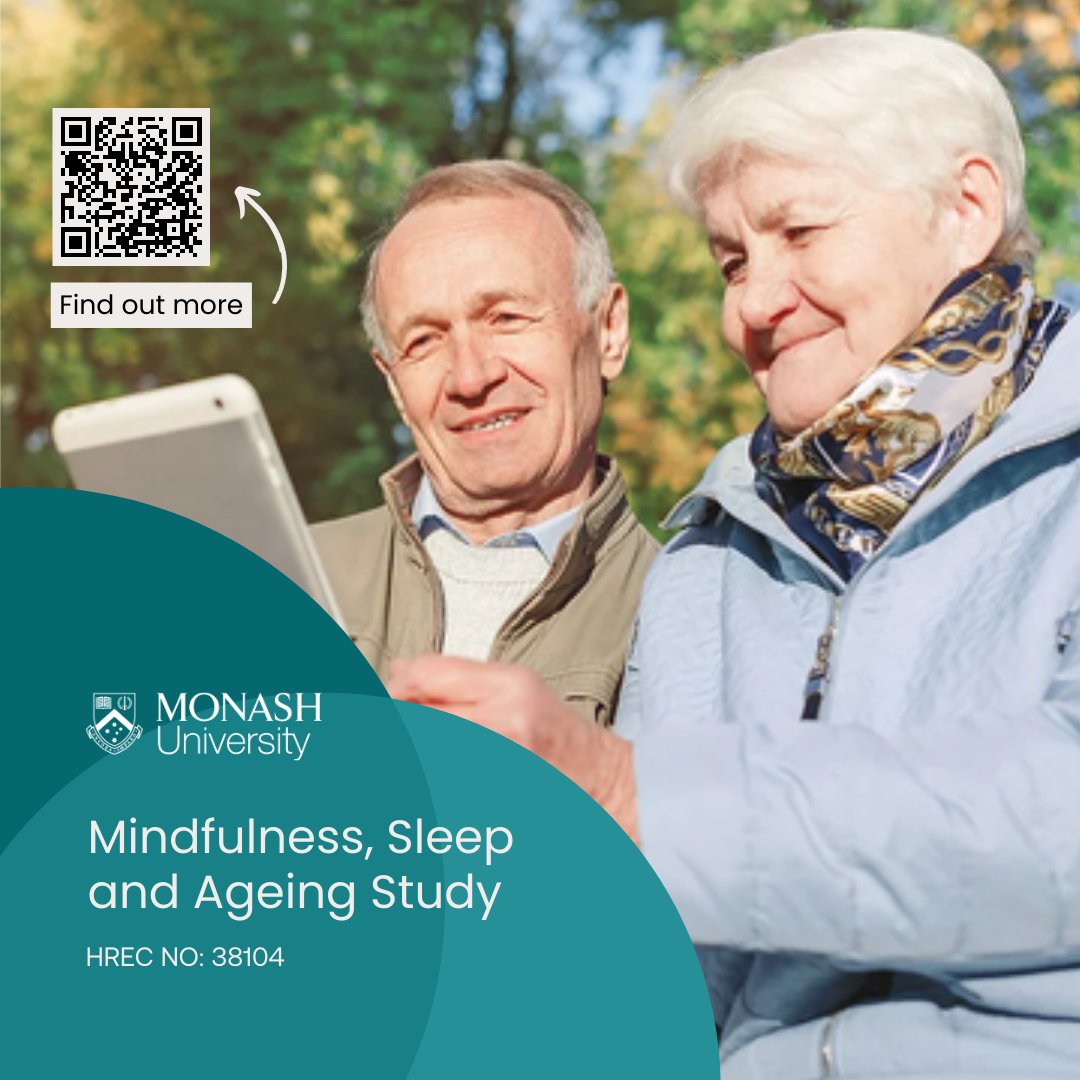 For many individuals, improving sleep can enhance their wellbeing. Monash University is conducting research to better understand the reasons for this. They invite Australians aged 55+ with sleep difficulty to join this world-first study. 

Find out more: basemindfulsleep.wixsite.com/mindminc-study