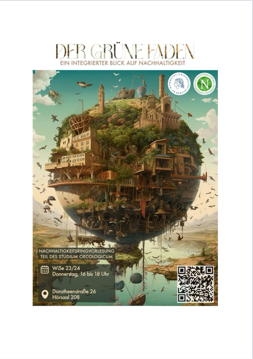 <a href="/HumboldtUni/">Humboldt-Universität zu Berlin</a> @NachhaltigeHU <a href="/sandra_jasper/">Sandra Jasper</a> <a href="/BenediktBoesel/">Benedikt Bösel</a> Erinnerung: Heute, Do. 01.11. 16:00-18:00 <a href="/sandra_jasper/">Sandra Jasper</a> mit “Der Klang der Natur - Dem Artensterben zuhören” in der Ringvorlesung #DerGrüneFaden <a href="/HumboldtUni/">Humboldt-Universität zu Berlin</a>