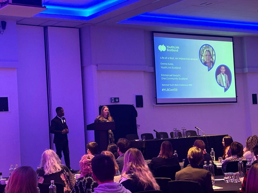 1CommunityScot's tweet photo. Our Youth Navigator was at the National Youth Work Conference  2023 organized by @YouthLinkScot. He spoke about Youth engagement, employability and Social action. It was such a brilliant experience.

#Youthwork https://t.co/17esLb9KKU
