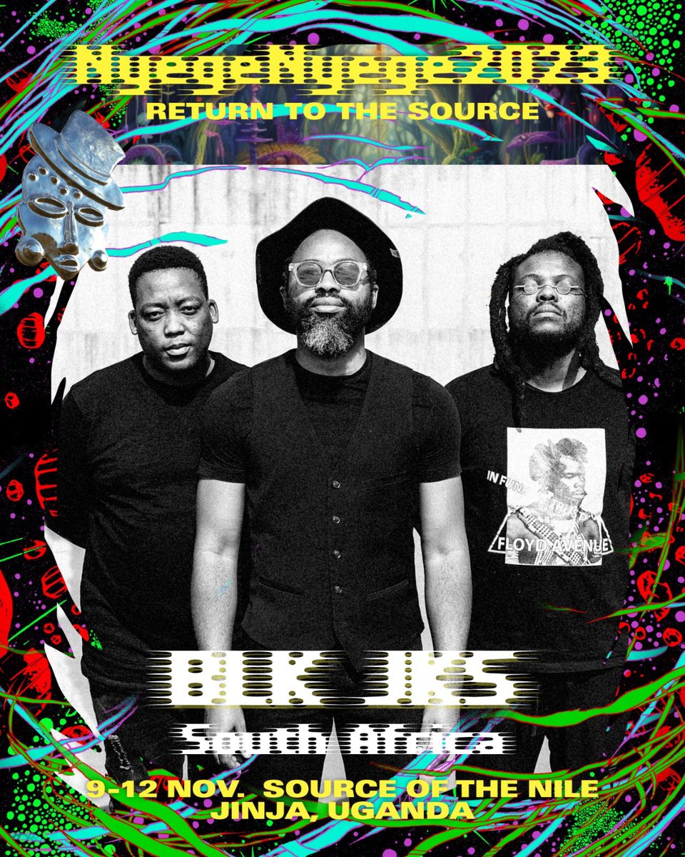 BLK_JKS's tweet photo. 🛸 : BLK JKS Live @NyegeNyegeFest 2023
#NileRiver
#BlackRockSafari
#ReturnToTheSource
👽 https://t.co/9BOucXTY2r
