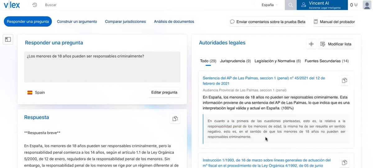 🚀 «La IA generativa es el inicio de un nuevo mundo para las bases de datos jurídicas»
 
🗣 Conversamos con <a href="/Ferran73/">Ferran Sala</a> , Director General Europa en <a href="/vlex_es/">vlex_es</a> , para que nos hablara sobre su asistente #VincentAI
 
¿Quieres saber más? 👇 👇 
derechopractico.es/ferran-sala-di…