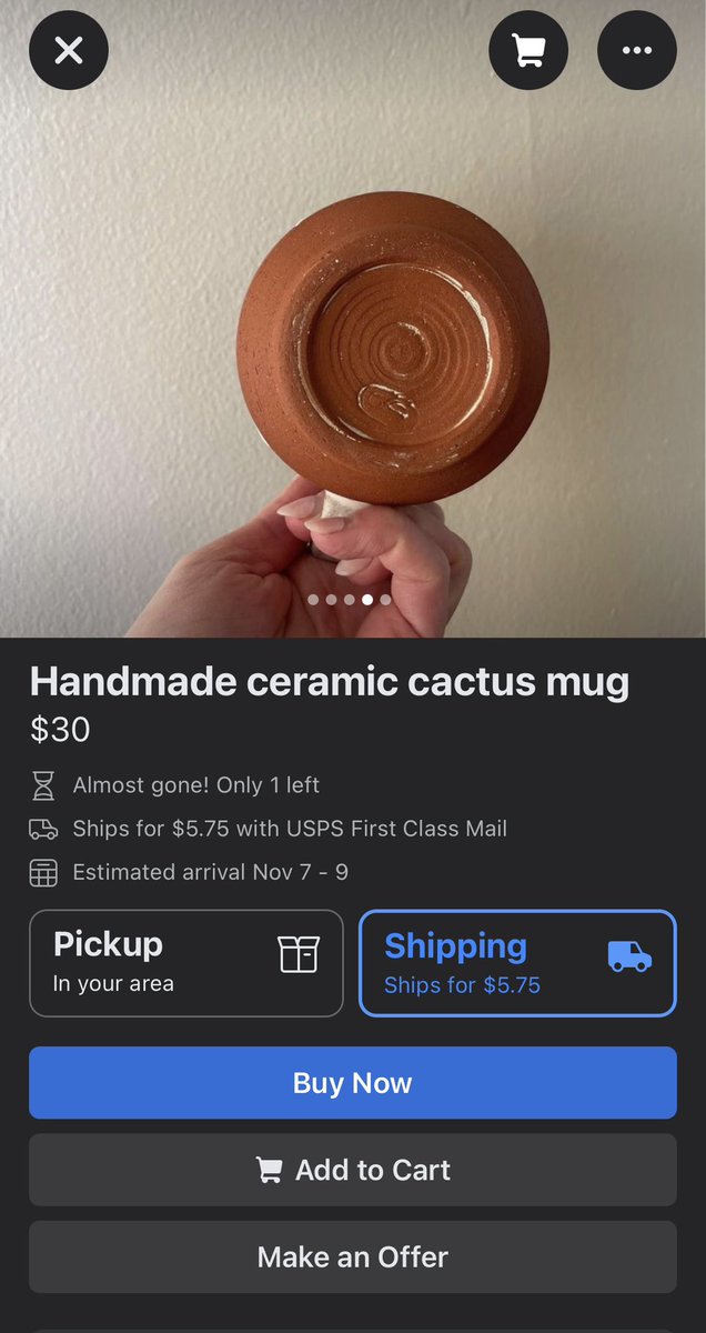 Found one of my old pieces for sale on Facebook marketplace lol