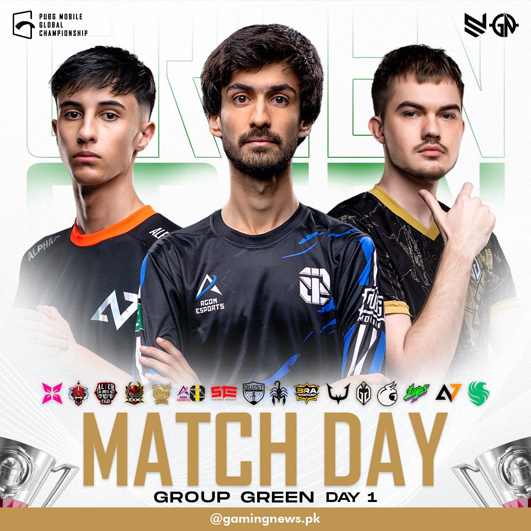 gamingnewspk's tweet photo. ๐ All set - Match Day-1 of Group Green at PMGC.
Good Luck Boys!
Follow us for more updates!
#PMGC #PMGC2023 #PUBGMOBILE #PUBGMESPORTS #PUBGM #GAMINGNEWSPK #BGMIINDIA #BGMIREELS #BGMIMEMES https://t.co/CNRRoYBpDV