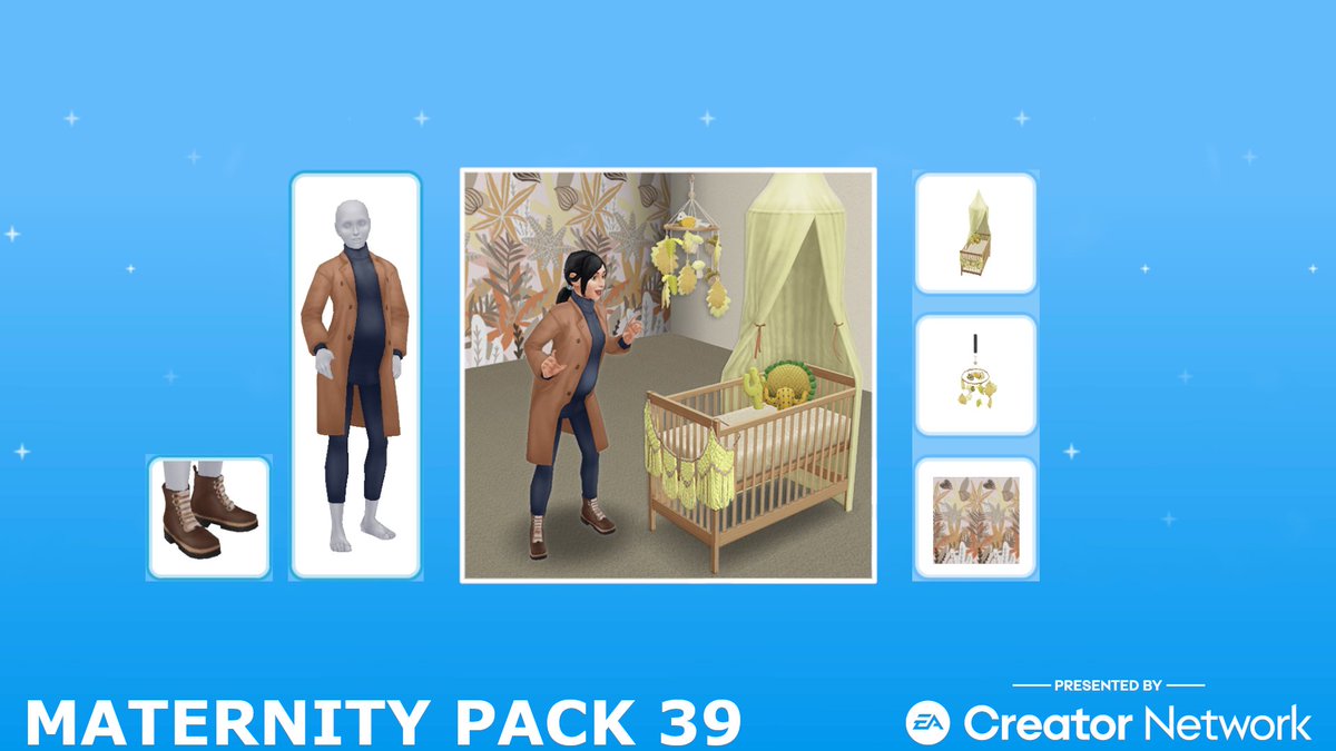 If you start a pregnancy between the 2nd of November and the 21st of November, you will receive the 39th maternity pack! #TheSimsFreeplay