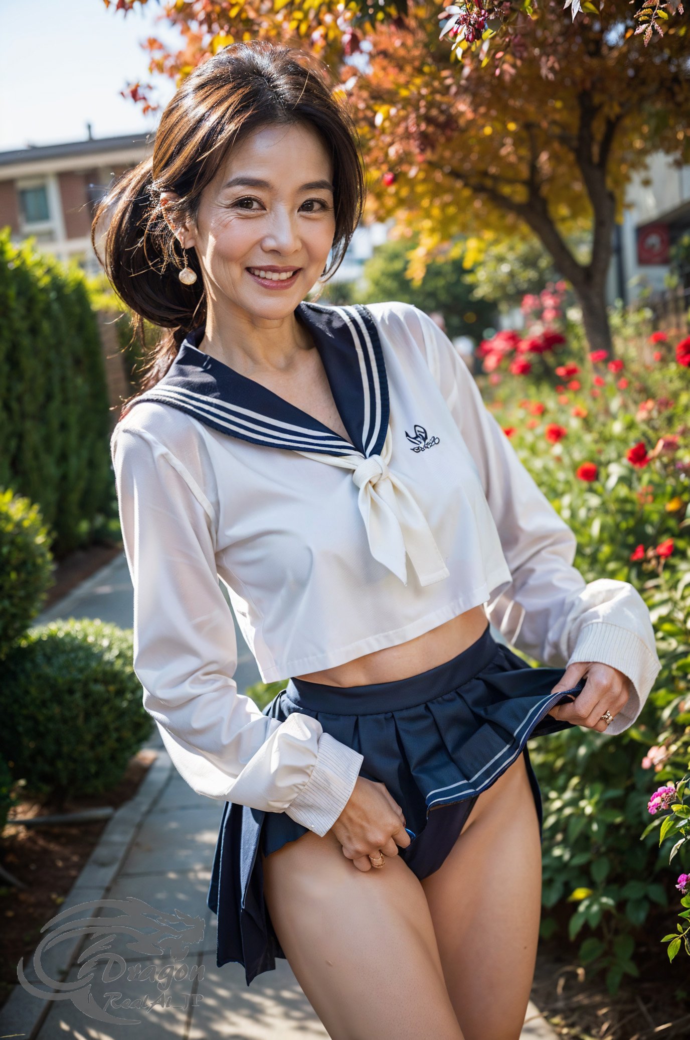 熟女制服画像熟女集合写真  / X