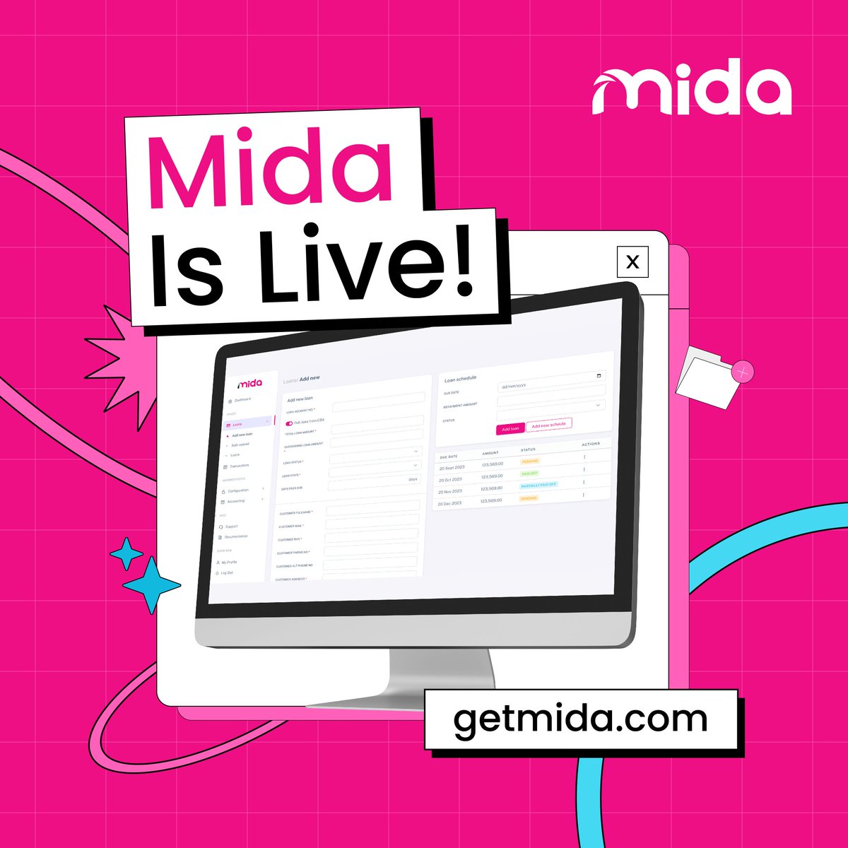 Today marks a significant milestone for us. It's with great pleasure that we announce the official launch of Mida! After testing with clients for months, we are ready to change the world of debt collection and recovery #Mida #DebtSolutions #DebtCollections #DebtRecovery