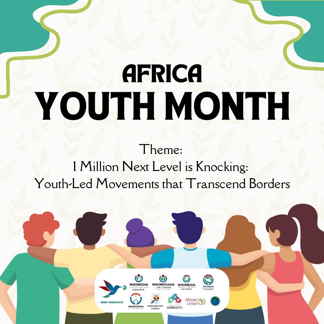 In the same spirit of Africa Youth Day Celebration, I want to specially announce the commencement of the 2023 Africa Youth Month #AYM2023

Firstly, I would like to recognize and also celebrate the amazing work of the #1 Youth in Africa, Chido Cleo Mpemba (@ChidoCleoMpemba). Thank