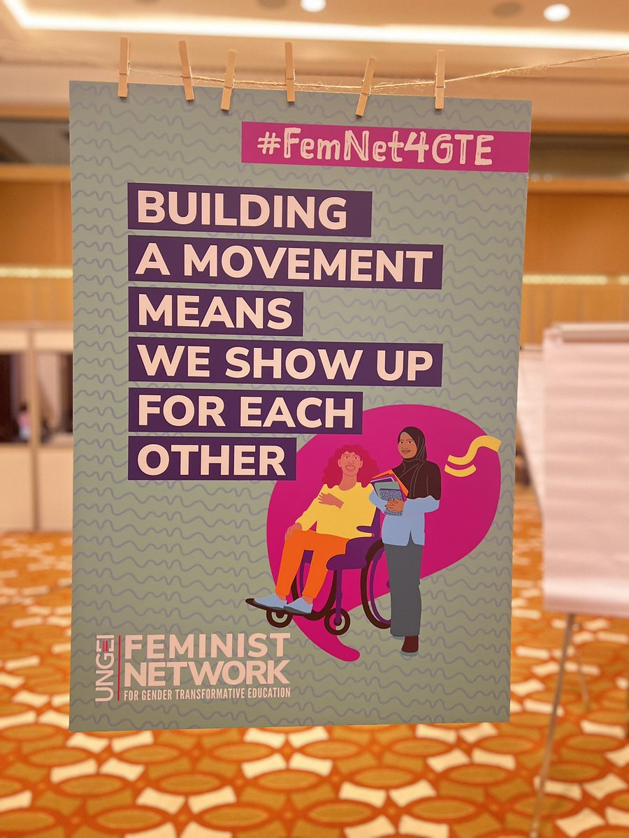 We are on site at the #FemNet4GTE convening in Istanbul. The energy in the room is electric. I am excited to join passionate feminists, share experiences & insights on Gender Transformative Education (GTE) from our work as FAWE. @RsFawe @UNGEI @UNICEF @EchidnaGiving @UN_Women