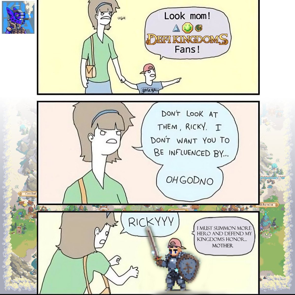 funB0Tnft's tweet image. if you summon once, you summon forever.
@DeFiKingdoms #hero #summoning #GameFi #NFT #PvP #fantasy #RPG #Metaverse #DEX @klaytn_official @dfkchain $JADE #DFK @DefiKingdoms_IT @GamingOnAvax