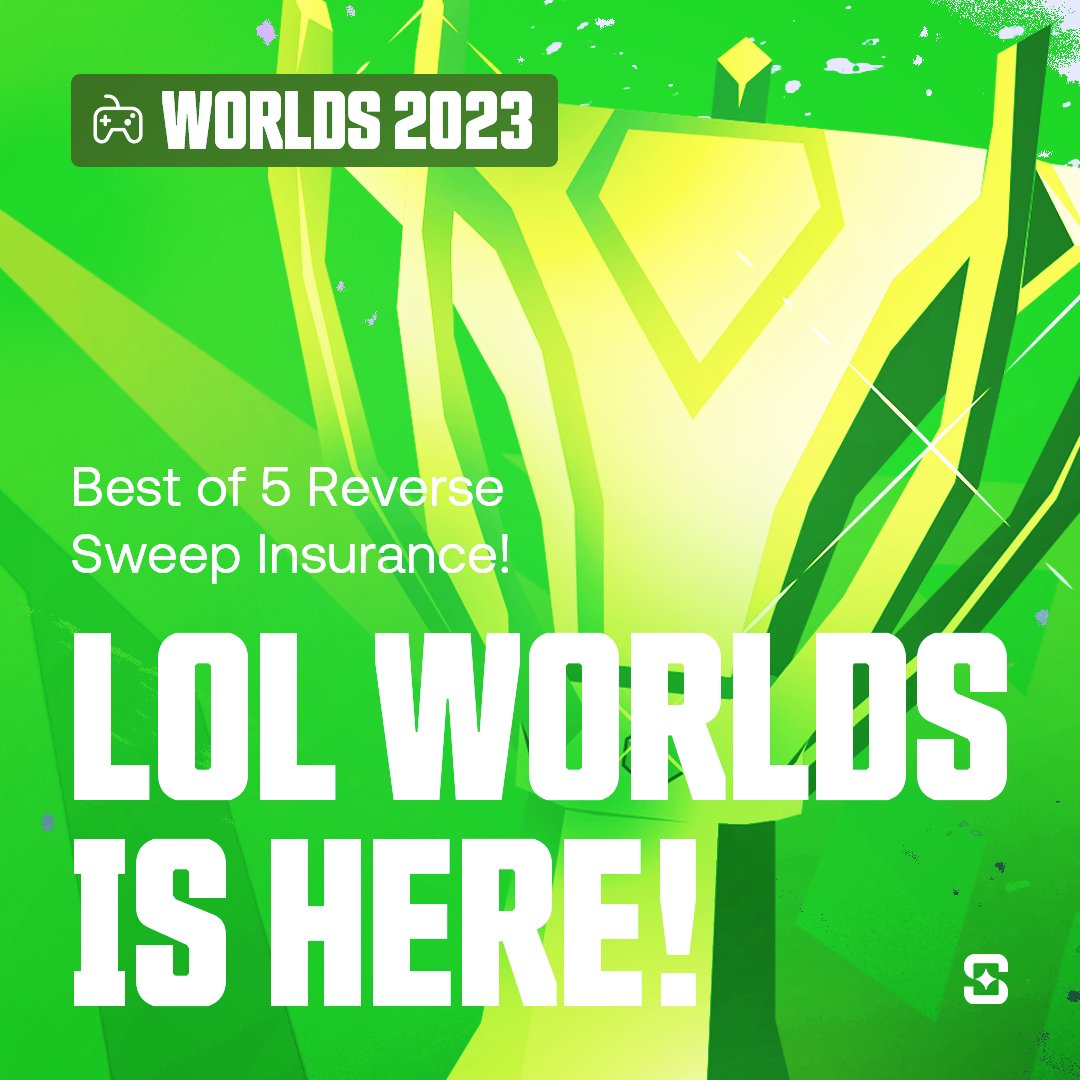 The playoffs are almost here kicking off a huge week of #lolworlds action. The best teams in the world competing, anything can happen...

Bet with confidence this playoff series with our Reverse Sweep Insurance! 🔗 shuffle.com/sports/promoti…