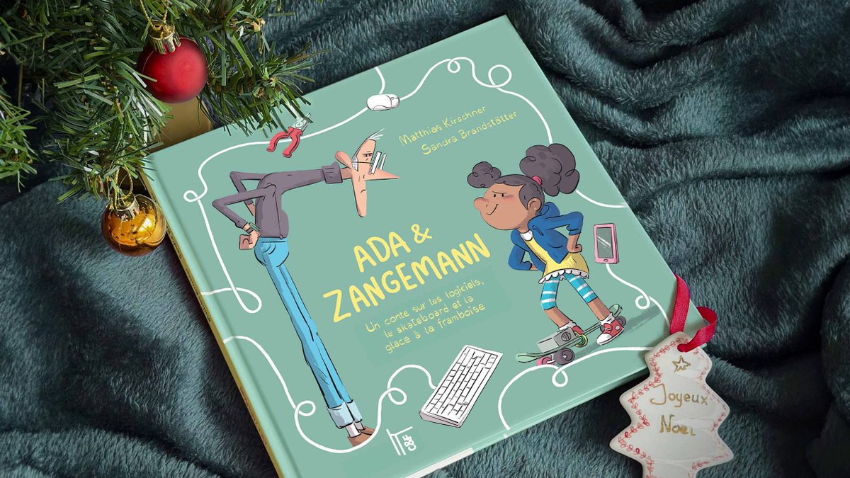 'Ada & #Zangemann - Un conte sur les logiciels, le skateboard et la glace à la framboise' can be pre-ordered from @CetFeditions and will be available from 1 December. A big thank you to all who made that possible, especially @framaka 👏