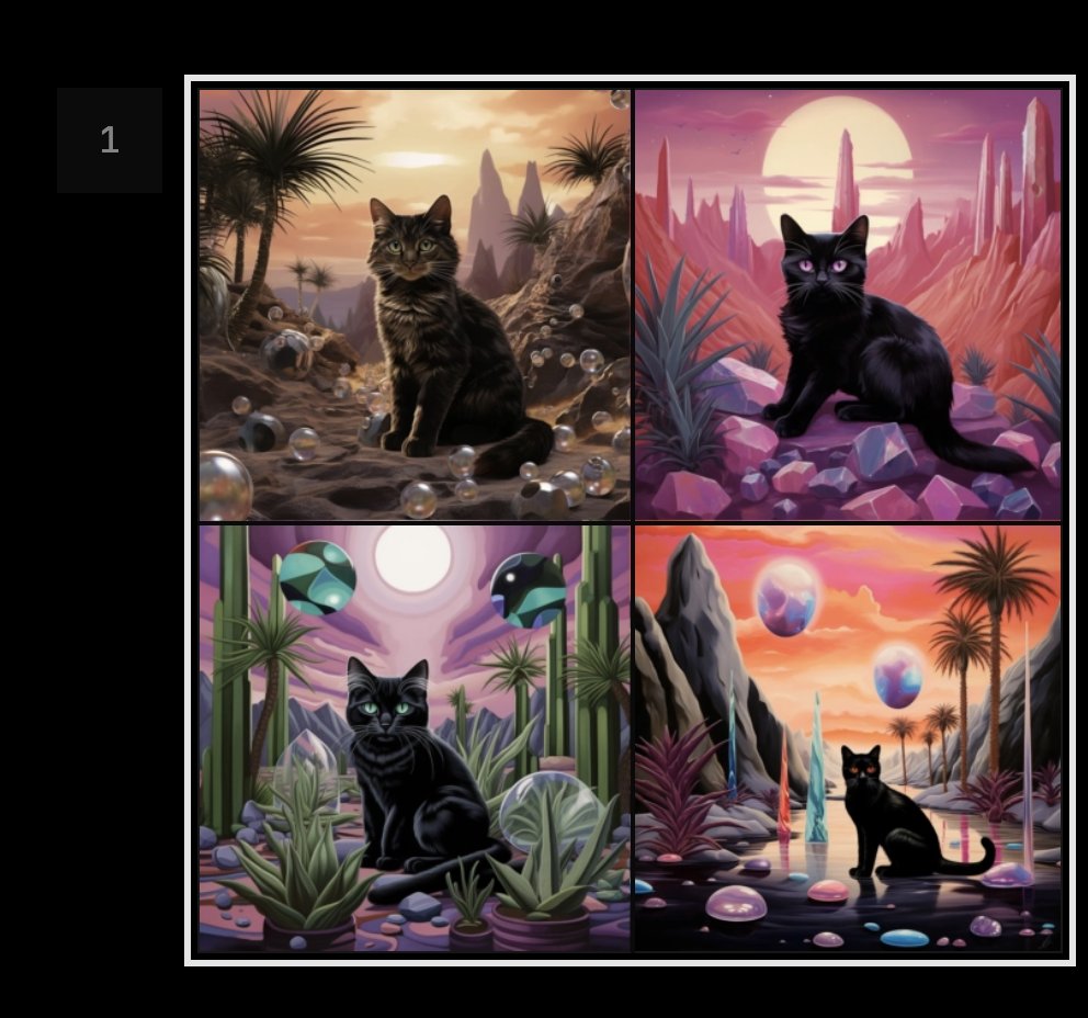 thecatalog_cat's tweet photo. The results are in and they're diverse The [ /tune ] 💎 #AIArtwork #Midjourney https://t.co/0C8vAPi5rU
