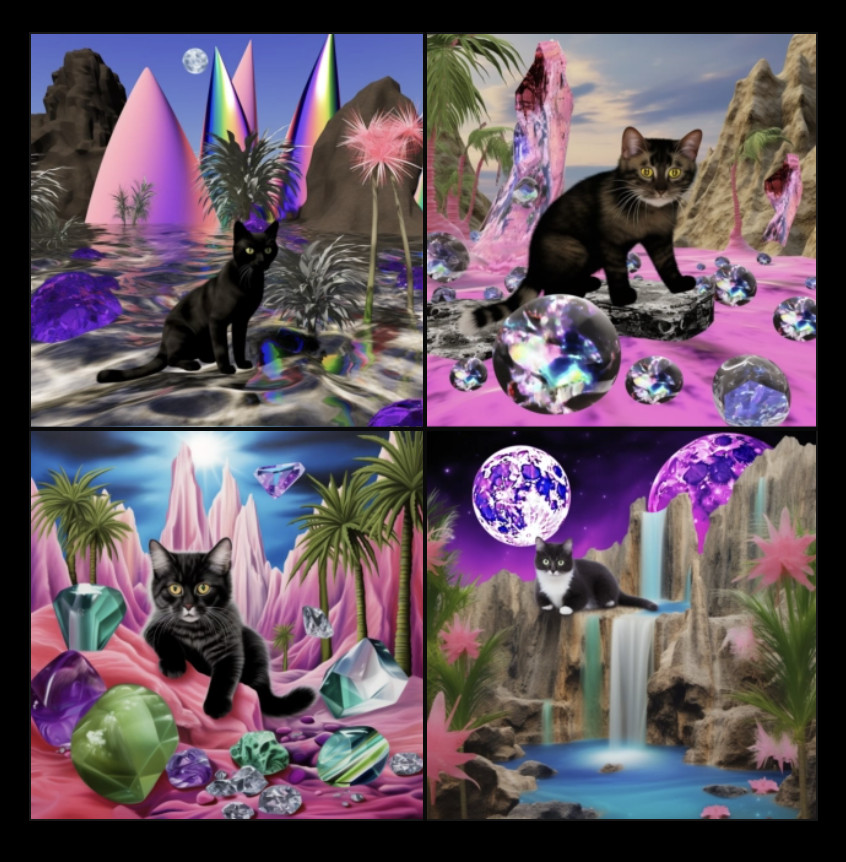 thecatalog_cat's tweet photo. The results are in and they're diverse The [ /tune ] 💎 #AIArtwork #Midjourney https://t.co/0C8vAPi5rU