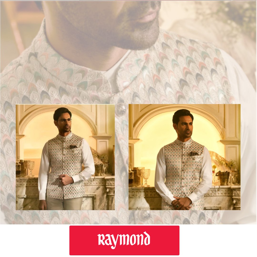 TextileValue's tweet photo. We recommend a white Mandarin shirt & beige trouser to complete the ceremonial look.
#Raymond #madetomeasure #jacquard #nehrujacket #classic #mensstyle #mensfashion #rococo #era #inspiration
@TheRaymondLtd https://t.co/ty7wZriWDz