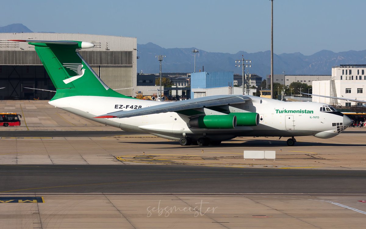 2023.10.19 EZ-F428 taxied to Runway 36R, about to fly to Ashgabat, Turkmenistan.