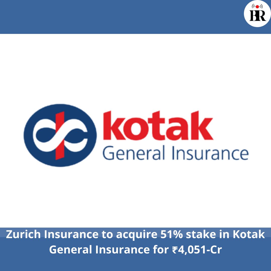 businessreviewL's tweet image. Zurich Insurance to acquire 51% stake in Kotak General Insurance for ₹4,051-Cr

Read more :- buff.ly/3MrPpvE

#InsuranceNews #KotakGeneralInsurance #ZurichInsurance #FinancialNews #InvestmentUpdate #BankingIndustry #Fintech #BusinessPartnership #DigitalTransformation