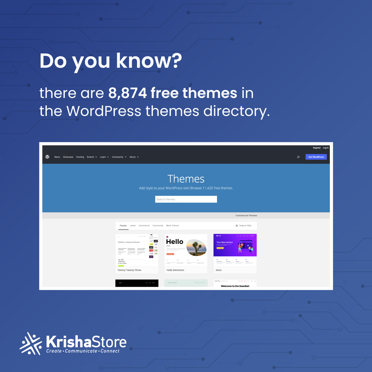 From sleek minimalism to vibrant aesthetics, your website's look is just a click away! Have you discovered it yet?   

#doyouknow #themes #wordpressthemes #wordpress #wordpressdirectory #wordpressplugins #KrishaStore