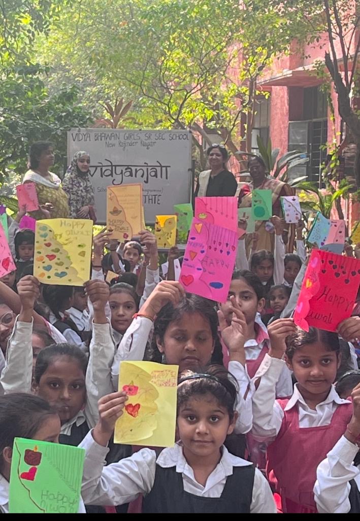 Vidya Bhawan GSSS, New Rajinder Nagar (@vidyabhawangsss) on Twitter photo Activity 'Diwali Card Making' was taken by
<a href="/VidyanjaliDelhi/">Vidyanjali Delhi</a> Volunteer Ms. Ilma.
UDISE Code - 07060214902
District Central
Imp. Student - 170
HOS - <a href="/DeepaSinghDOE/">Deepa Singh</a>
In-charge -<a href="/seemasingh991/">Tr. Seema Singh</a>
CRCC -<a href="/CrccLovely/">LOVELY CRCC SAMAGRA SHIKSHA</a>
DURCC -<a href="/AnujKum71216897/">Gautam Education</a> Activity 'Diwali Card Making' was taken by
<a href="/VidyanjaliDelhi/">Vidyanjali Delhi</a> Volunteer Ms. Ilma.
UDISE Code - 07060214902
District Central
Imp. Student - 170
HOS - <a href="/DeepaSinghDOE/">Deepa Singh</a>
In-charge -<a href="/seemasingh991/">Tr. Seema Singh</a>
CRCC -<a href="/CrccLovely/">LOVELY CRCC SAMAGRA SHIKSHA</a>
DURCC -<a href="/AnujKum71216897/">Gautam Education</a>