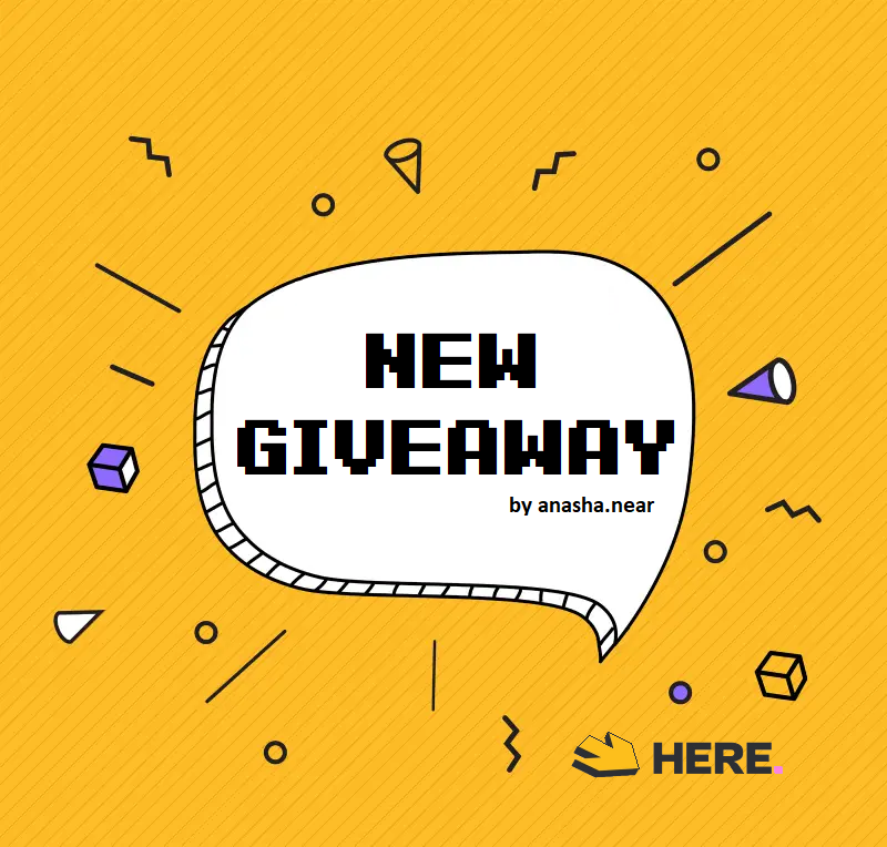 don_anashon's tweet photo. 🎁 New #GIVEAWAY !  

✔️ Add me (anasha.near) as a "Friend" in @here_wallet and have a chance to win 1 #NEAR 💲

The winner will be determined randomly on Monday.

Rules 👇 https://t.co/l98z3be56w