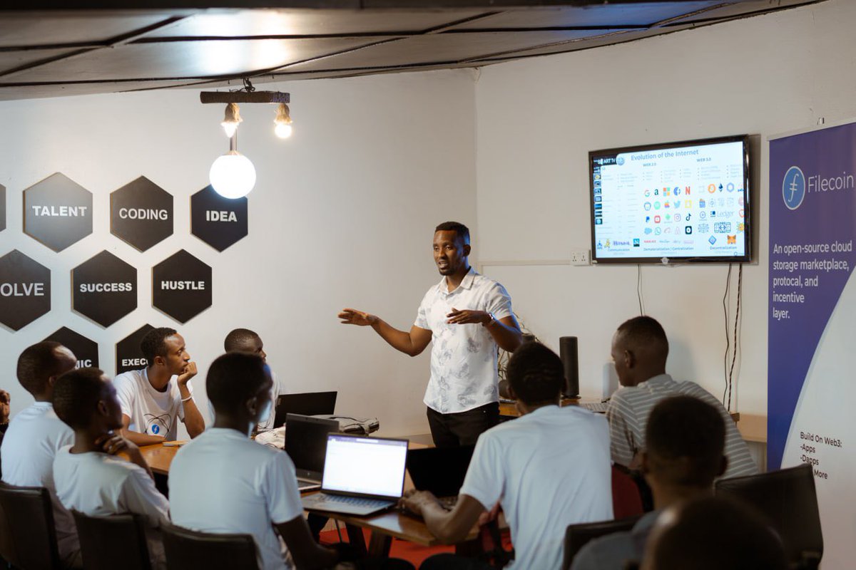 FilOrbitRwanda's tweet photo. We recently had an amazing Filecoin Orbit Community meetup in Musaze! Exciting discussions on decentralized storage, Web3, and the Future of Data Storage, it was amazing to see the local tech community embrace the tech🚀 #Filecoin @Filecoin @FilFoundation https://t.co/sgqLTMg7RV