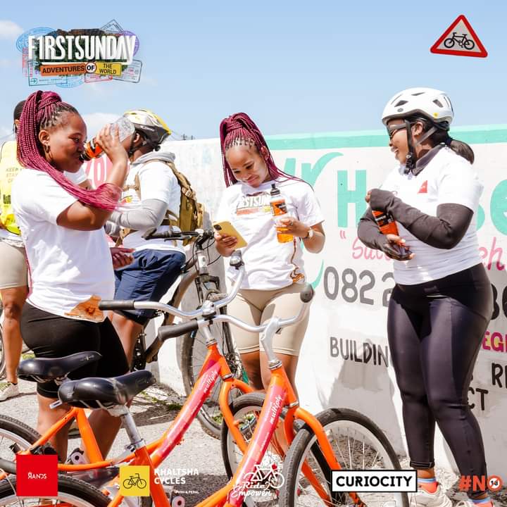 smavundla's tweet photo. #CTBicycleMayor last week Saturday we hosted a #BreastCancerAwareness ride together with #RandsCapeTown @KhaltshaCycles #RidetoEmpower . Cape Town wind almost messed up our plans ๐
however we achieved our goal.
Shoutout to @UpCyclesZA for always being a willing bike partner! https://t.co/lWgCVrJHj7