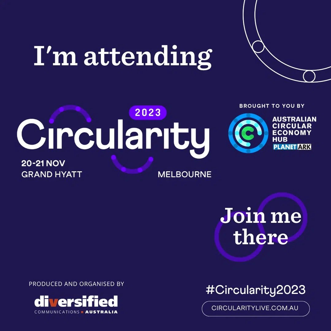 ColleenMac3's tweet photo. I'm attending #Circularity2023, where leaders, innovators, government and academia will converge to explore groundbreaking solutions for a circular economy. Let's implement a more sustainable future together. See you there!
#Circularity2023 #SustainabilityLeaders #CircularEconomy https://t.co/ImlgriCtUI
