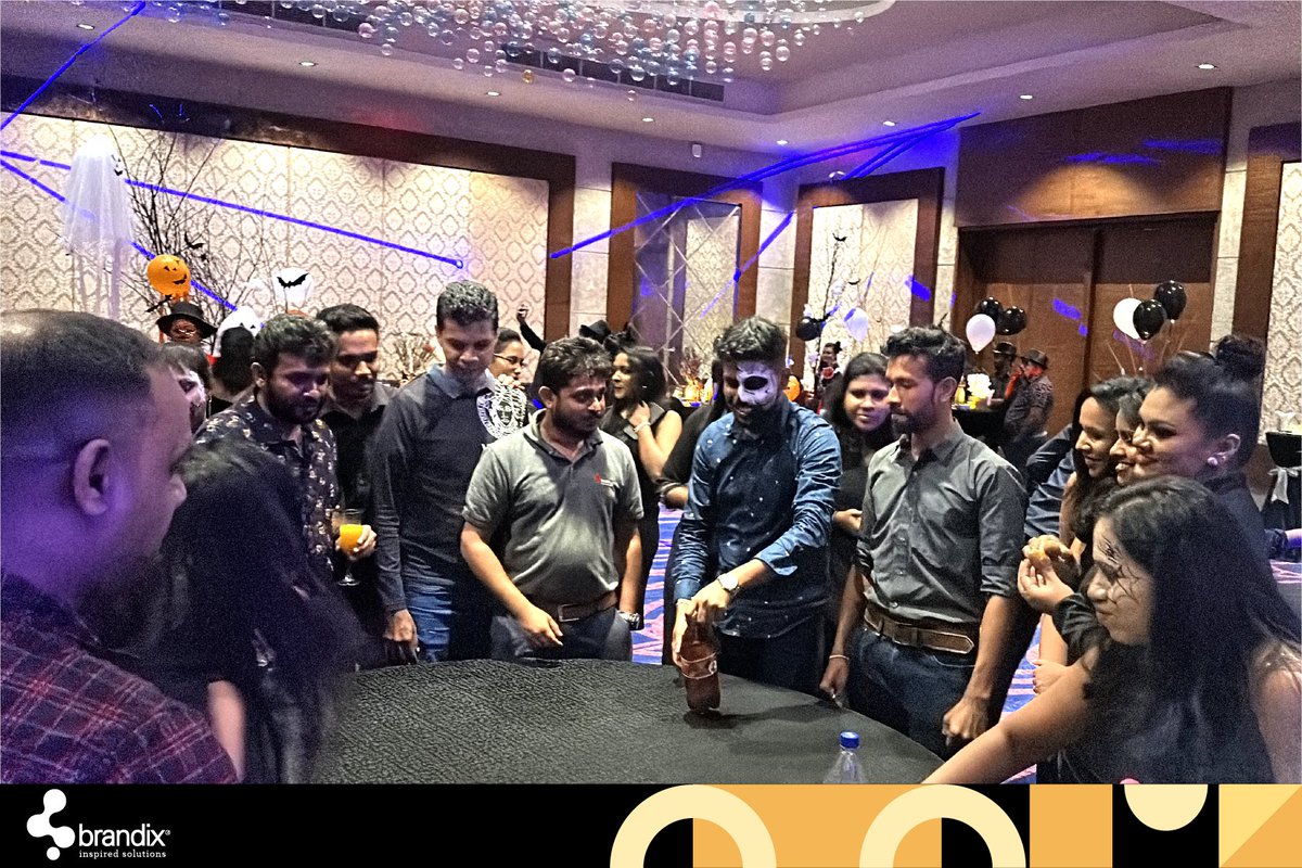 BrandixLanka's tweet photo. Spooktacular Night at #Brandix Ekala!
Our team transformed into an array of characters, turning a typical night into a #Halloween delight. We're committed to team spirit and creating unforgettable memories.
#InspiredPeople #InspiredSolution #WorkHardPlayHard #LifeAtBrandix https://t.co/70UDQ5Njsh