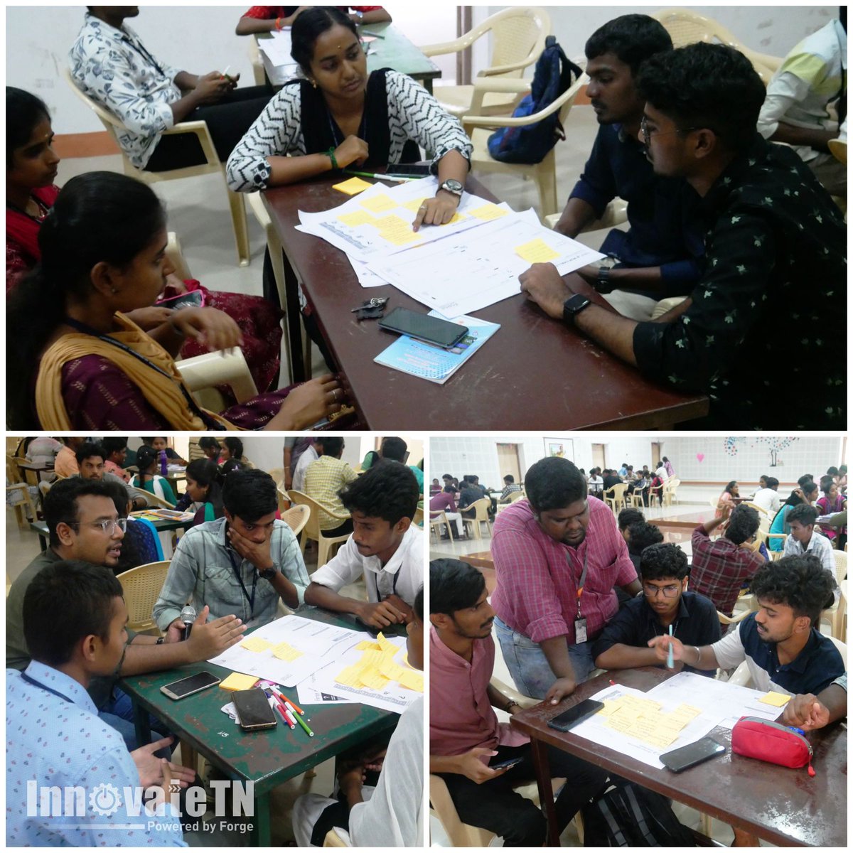 InnovateTn's tweet photo. InnovateTN.Trichy
On Day 2 of the Innovation Sprint in Trichy, we dived into the art of turning ideas into real concepts. https://t.co/XSl93cOk0M