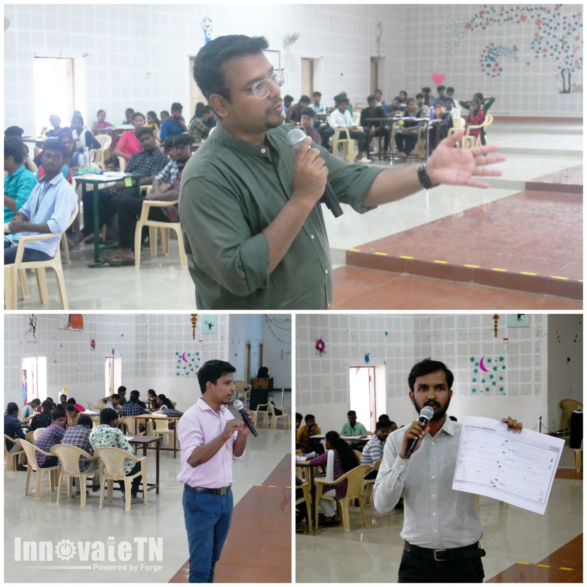 InnovateTn's tweet photo. InnovateTN.Trichy
On Day 2 of the Innovation Sprint in Trichy, we dived into the art of turning ideas into real concepts. https://t.co/XSl93cOk0M