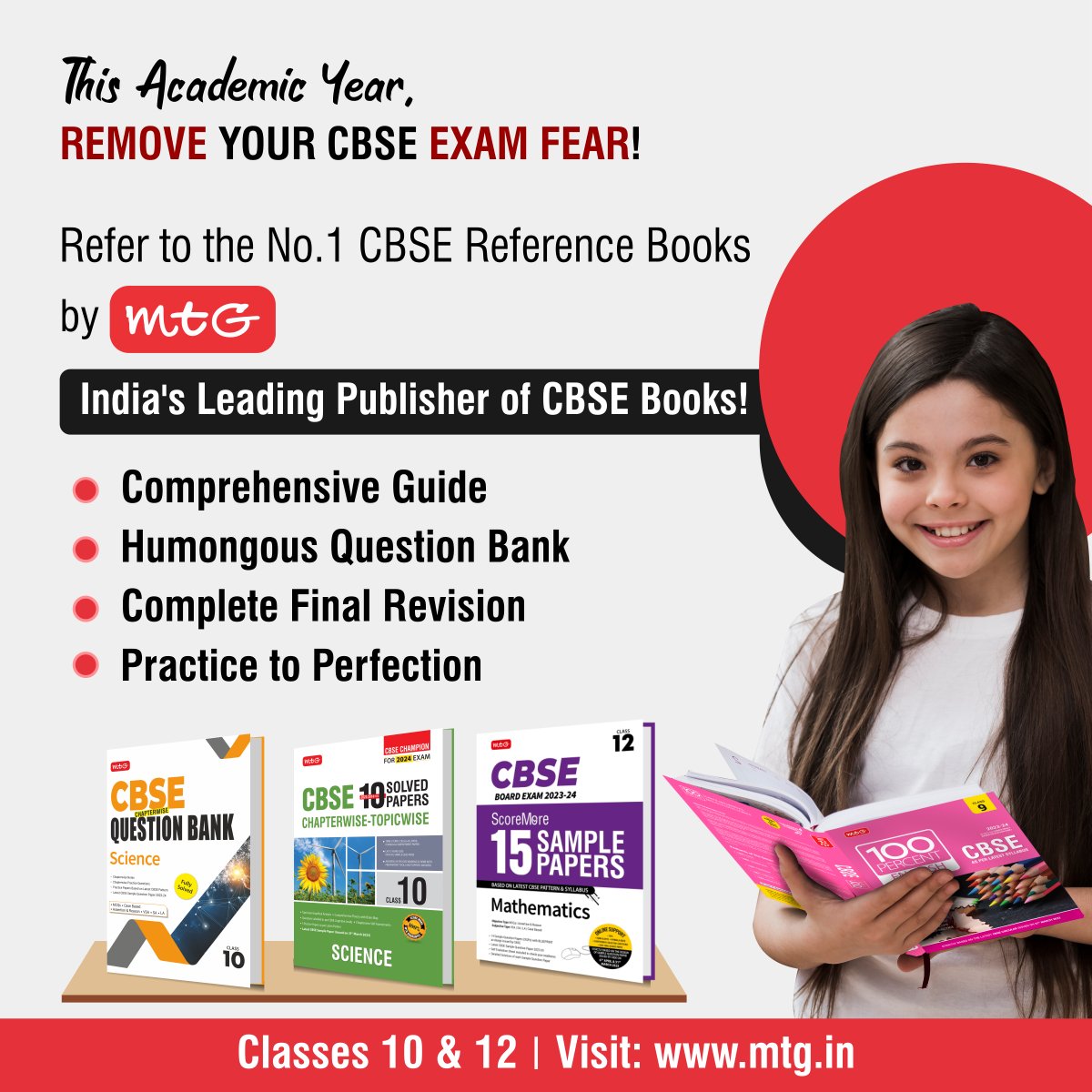 MTGBooks's tweet image. Recently featured in @apnnewsInt, MTG brings CBSE Score-more 15 Sample Papers, designed to enable students to complete their exams in 2.5 hours and reserve the remaining 30 minutes for revision and review.
Read Here - bit.ly/3siEzRX
#apnnews #cbsesamplepapers #mtgbooks